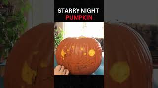 HOW TO CARVE A PUMPKIN - The Starry Night design