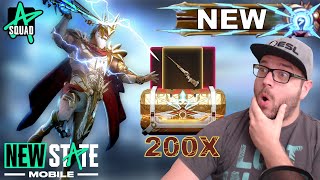 🗲WE GOT IT!!! New Legendary Thunder God Crate Opening  | New State Mobile