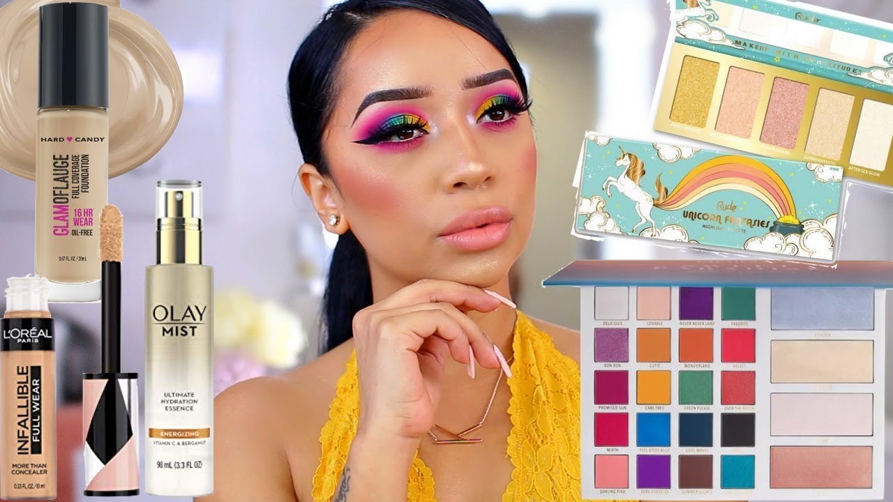 MAKEUP MONDAY | TESTING UNDERRATED BRANDS + NEW DRUGSTORE MAKEUP!  ohmglashes