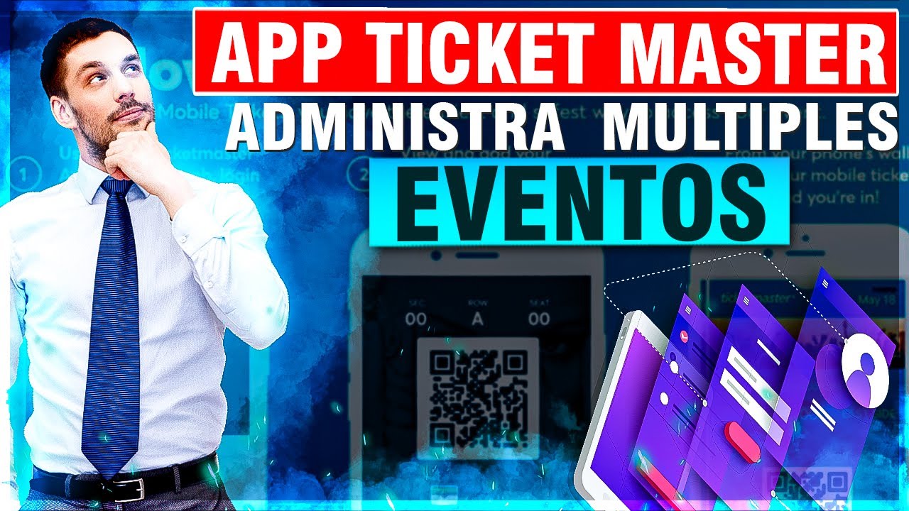 Tutorial App Ticket Master, administra organizadores, artistas y eventos.