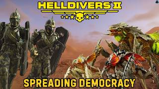 Spreading managed democracy!!! HELLDIVERS 2