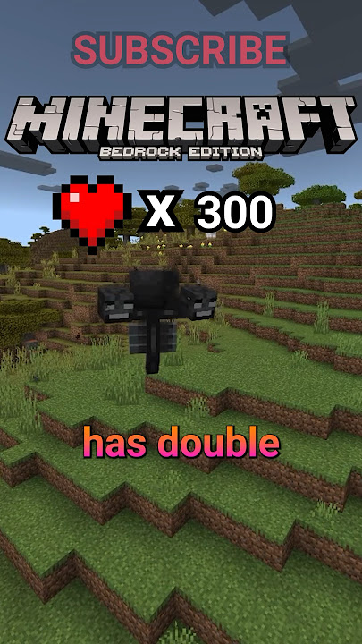 bedrock wither VS java wither