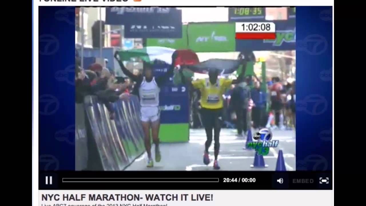 New York half Marathon 2013 YouTube