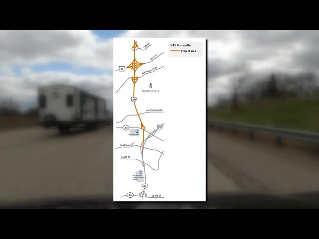 Drivers react to 35W closing from Burnsville split to I-494 - YouTube