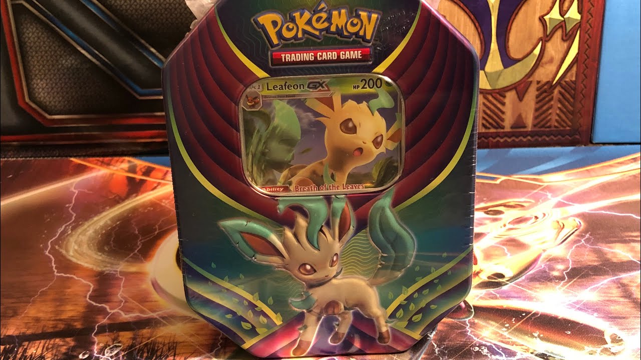 Leafeon GX Evolution Celebration Tin Opening!!!