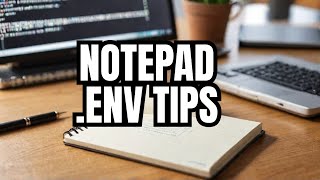 How to make a .env file notepad