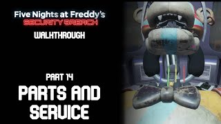 Five Nights at Freddy's: Security Breach - Walkthrough Part 14 - Parts and Service screenshot 3