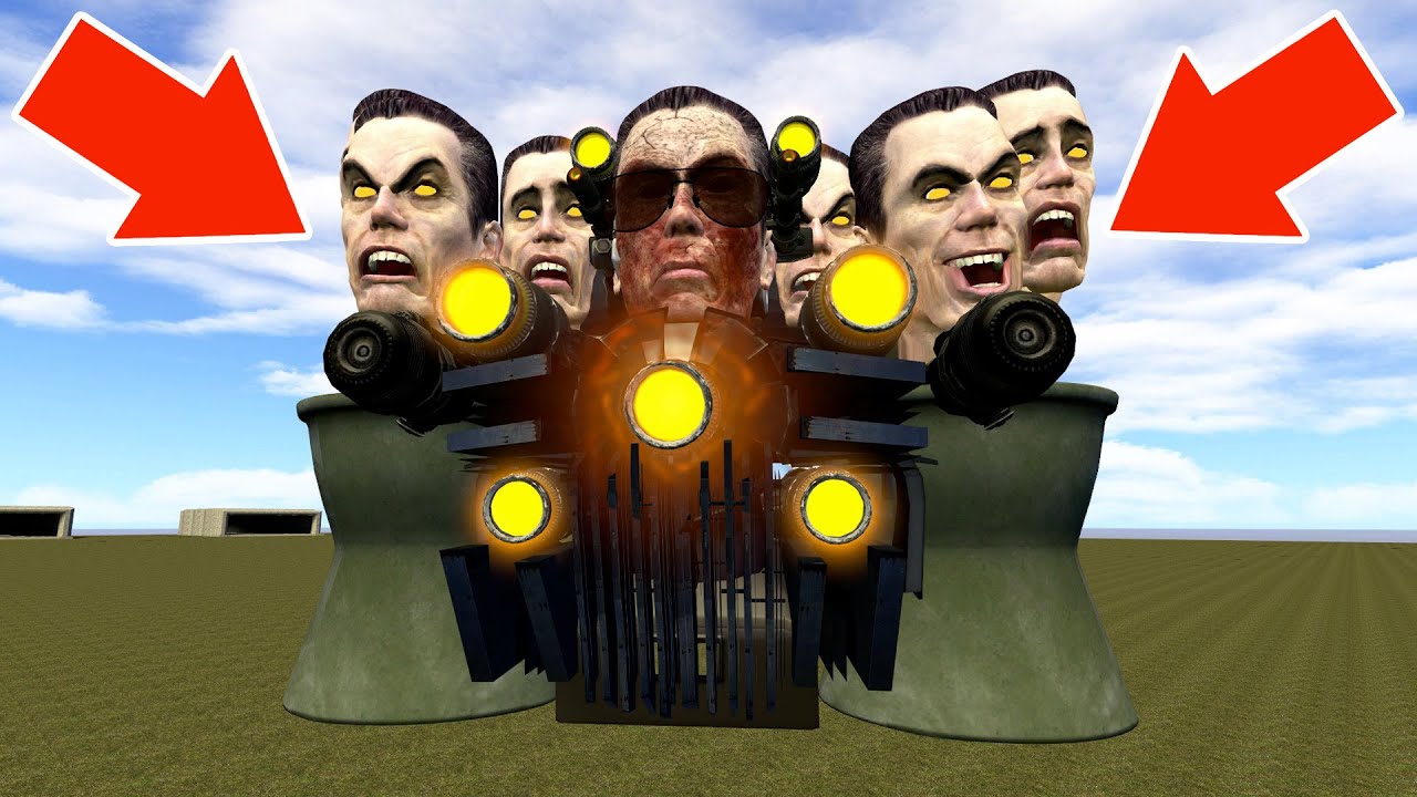 Спартанец пинает все новые мемы про туалеты Skibidi в гигантской яме с водой #251 — Garry's Mod