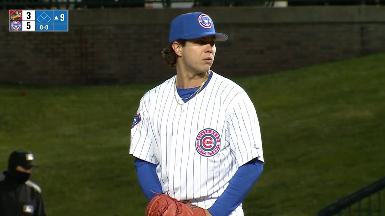 Vince Reilly - South Bend Cubs - First Save of Season vs Peoria Chiefs - 4-8-2025