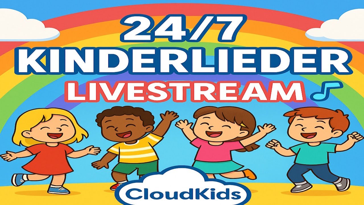 🎵 Kinderlieder 24/7 Livestream | Tanzen, Singen & Spaß mit CloudKids