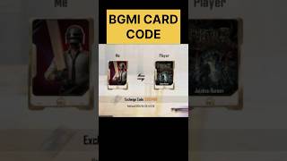 Bgmi card code is here #xking