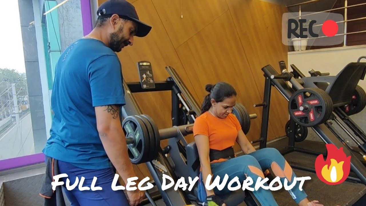 Leg Day Workout for Strength & Size | Intense Gym Leg Training Routine ...