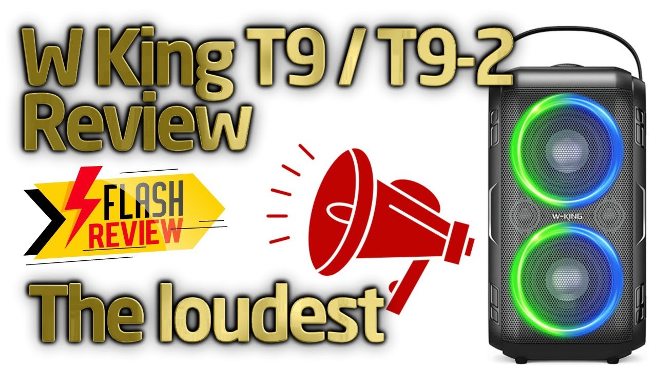 W-KING T9-2 2個セット　スピーカー T9-2 - Bass up & 105dB Huge Sound | Custom EQ Setting | RGB