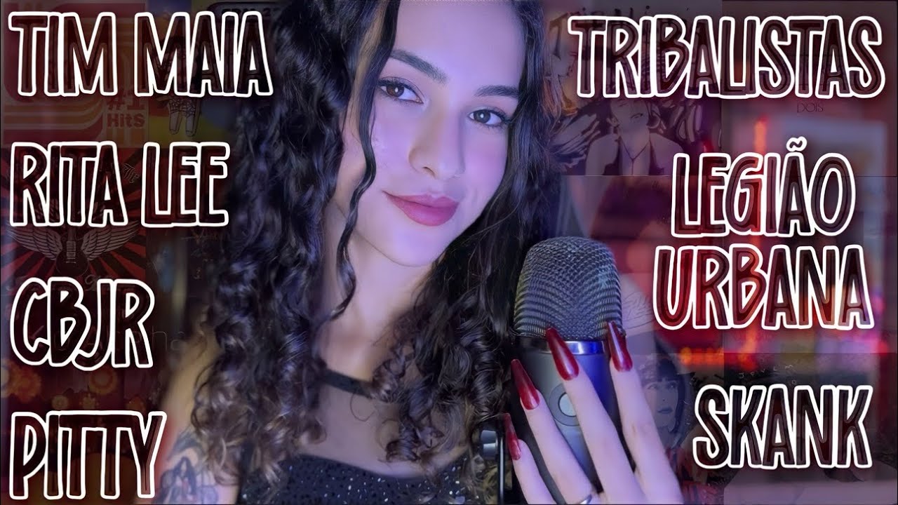 ASMR | CANTANDO MÚSICAS NACIONAIS ATÉ VOCÊ DORMIR 🎶🇧🇷