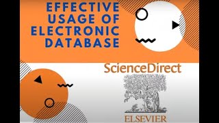 Science direct   effective usage