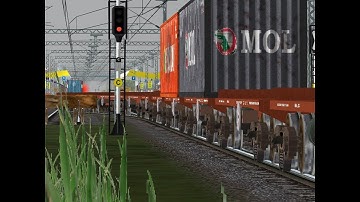 Flat Concor Duty  Starting Krishna Canal || IR In MSTS Open Rail