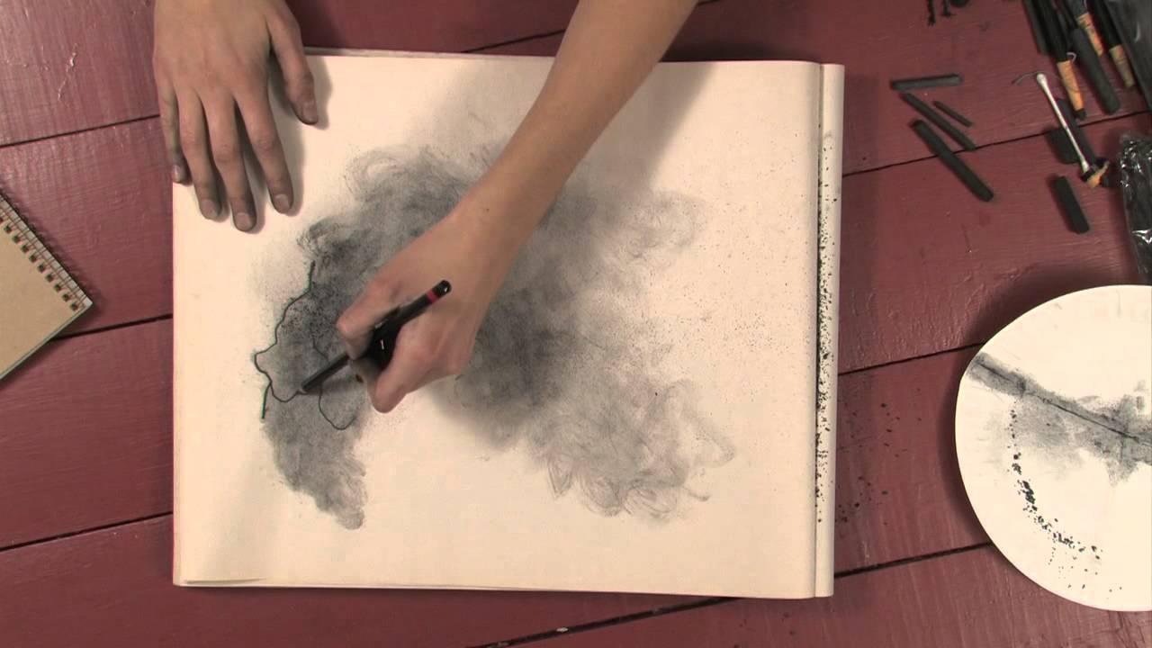 How To Use Charcoal Powder to Shade a Drawing · Technique Tuesday · Cut Out  + Keep Craft Blog