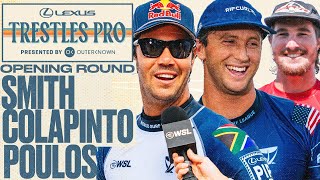 Jordy Smith, Crosby Colapinto, Alejo Muniz | Lexus Trestles Pro