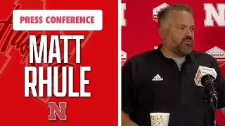Nebraska Football Head Coach Matt Rhule pleased with first day of Huskers' Fall Camp I Cornhuskers