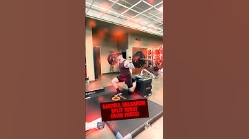 💥 Barbell Bulgarian Split Squat (with pause) #shorts #workout #fitness #gym
