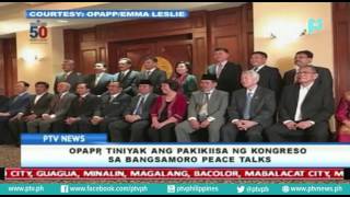 Opapp, Tiniyak Ang Pakikiisa Ng Kongreso Sa Bangsamoro Peace Talks