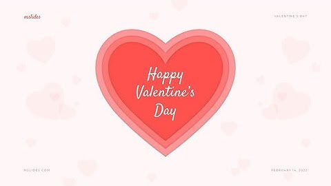 Valentine’s Day Google Slides Theme and PowerPoint Template