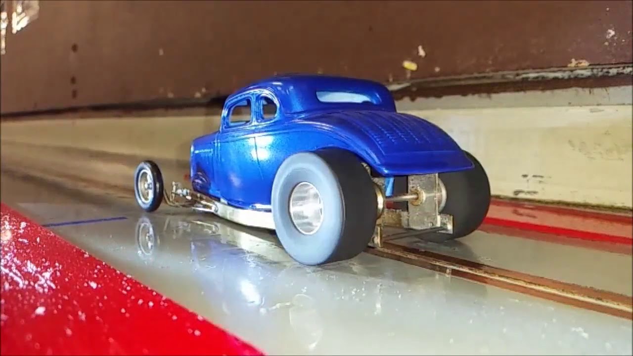 24TH SCALE SLOT CARS, DRAG RACING SLOT CARS, GUMOUT AND PENNZOIL YouTube