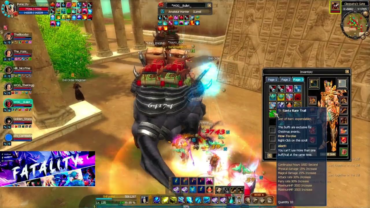 Silkroad Latino - Thief vs Hunter 20*Lvl 135 Job