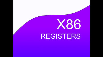 x86 Assembly Registers (2020)
