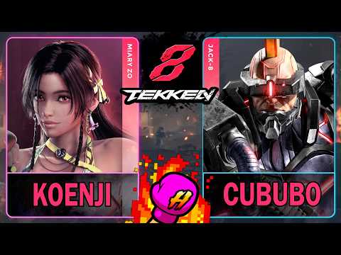 Tekken 8 Koenji (MIARY ZO) VS Cububo (JACK-8)🥊 鉄拳8🥊4K 60ᶠᵖˢ