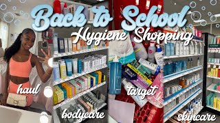 BACK TO SCHOOL HYGIENE SHOPPING haul, target, skincare, bodycare and more! | Jada Symone