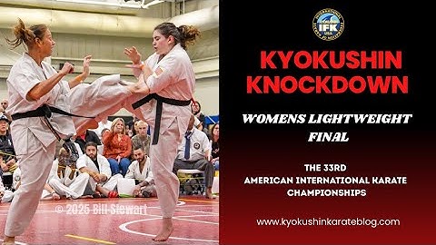 Women’s Lightweight Final – Audrey Bartholomay vs Ewelina Jasica | 33rd AIKC (Kyokushin)