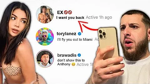 I WENT THRU MY GIRLFRIENDS DMS... *SHOCKING MESSAG...