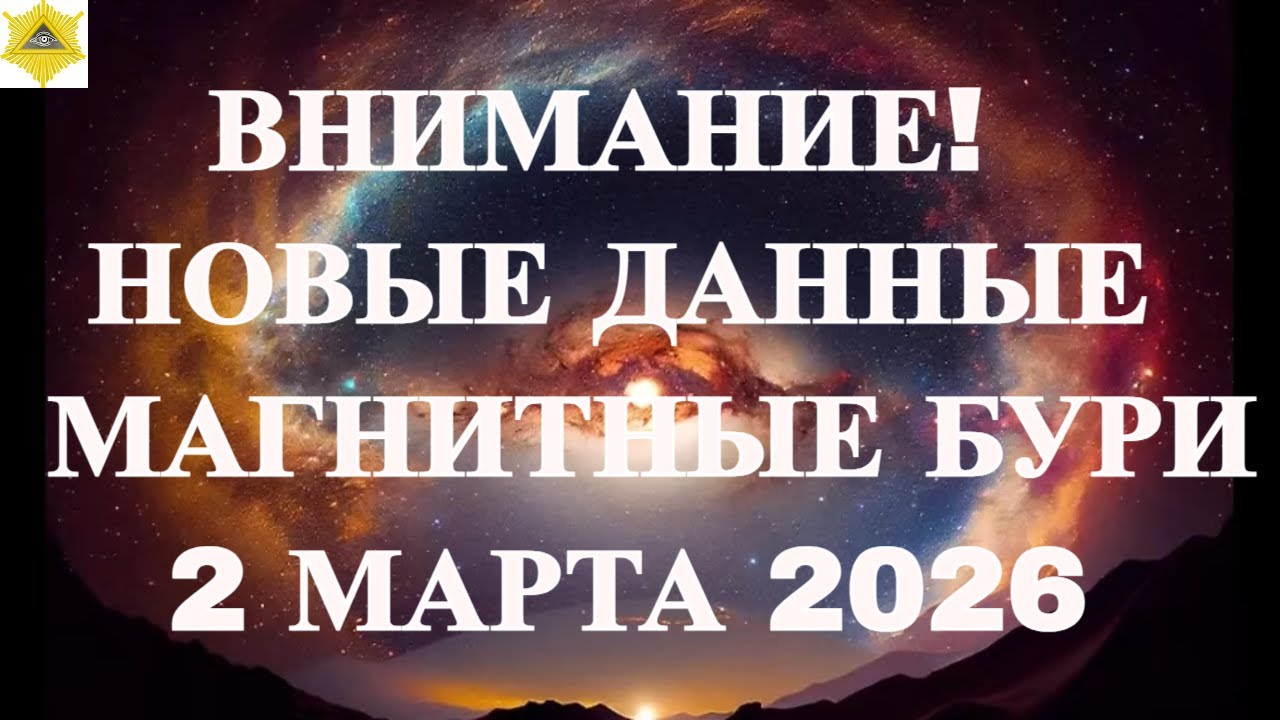 ВНИМАНИЕ! НОВЫЕ ДАННЫЕ. МАГНИТНЫЕ БУРИ 2 МАРТА 2026!