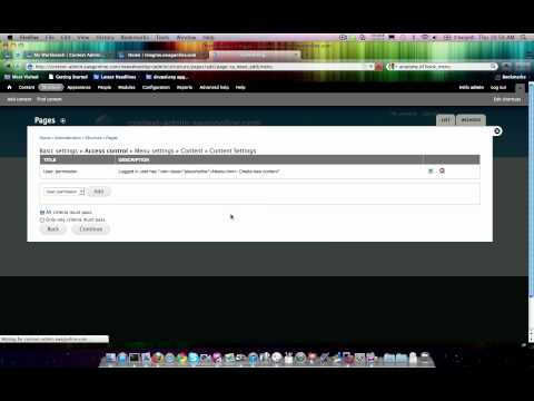 Context Admin Node Add Demo