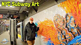 Exploring NYC Subway&#39;s Surprising Underground Art Scene!
