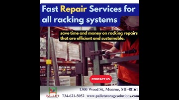 Fast Racking Repairs for Maximum Efficiency #rackingrepair #storagesolutions #palletstorage