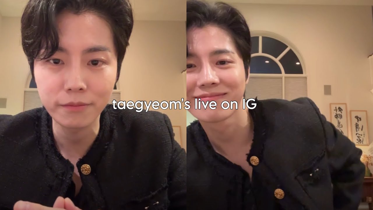 [REPLAY] TAEGYEOM LIVE ON IG (2025.12.14)