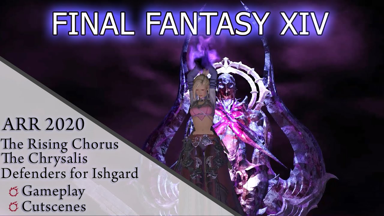 FFXIV A Realm Reborn: The Rising Chorus | Chrysalis | Defend Ishgard (2020 Gameplay and Cutscenes)