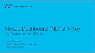 Simplify SAN Management: NDFC SAN OVA Deployment on ESXi