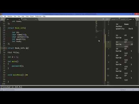 4. Library project in c programming ( bangla )