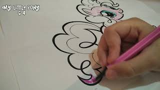 My Little Pony G 4 Resim Çizme Pinkie Pie