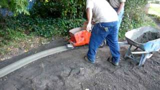 Installation of Landscape Curbing