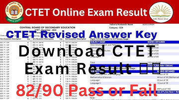 CTET EXAM RESULT REVISED ANSWER KEY PASSING MARKS Live  Process Result Normalisation COMPLETE UPDATE