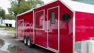 BBQ Trailers 16ft Bbq Trailer With Porch Compact Unit