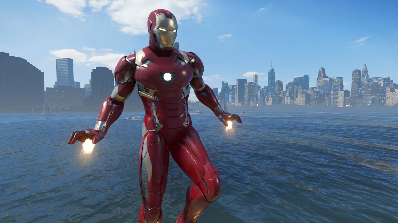 MCU Iron Man Mark 46 “Civil War” Suit Gameplay - Marvel