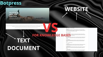 How YOU can make a PERFECT Knowledge Base for Botpress - PART 1
