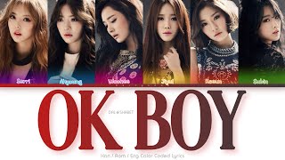 Dal★Shabet (달샤벳) OK Boy Color Coded Lyrics (Han/Rom/Eng)