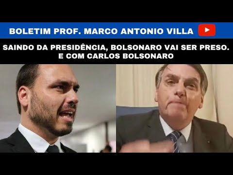 Saindo da presidência, Bolsonaro vai ser preso. E com Carlos Bolsonaro.