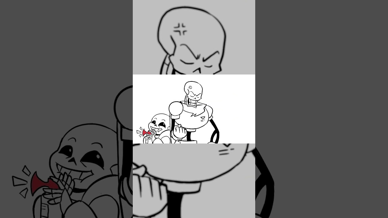 САНС БЛ- #dubbing #sonic #озвучка #animation #sans #undertale #озвучка #papyrus